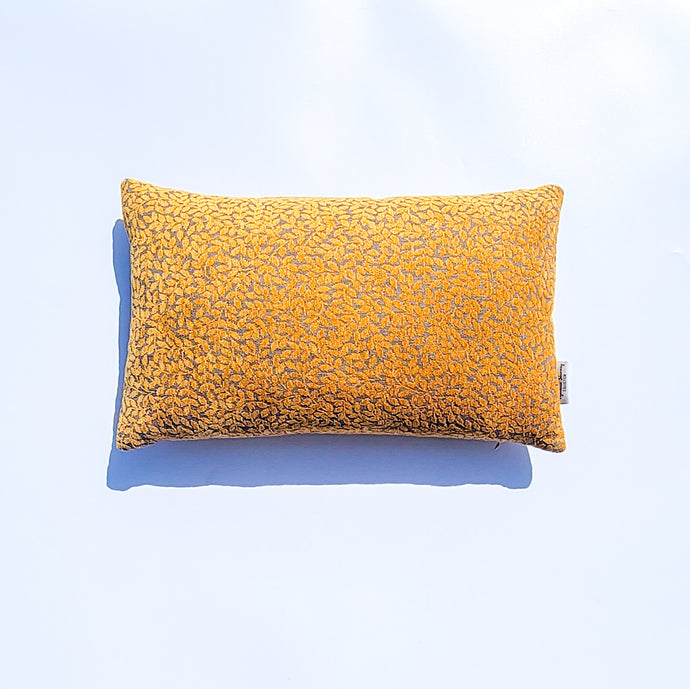 Golden Leaf Throw Pillow